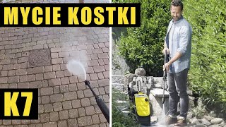 Karcher K7 Compact  test Mycie kostki karcherem Myjka wysokociśnieniowa [upl. by Assirrem197]