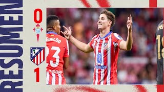 Celta Vigo 01 Atletico Madrid highlights amp All goals [upl. by Sibell76]