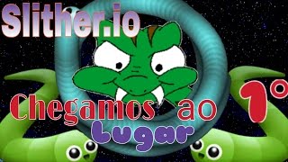 Slitherio  Chegamos ao 1° lugar [upl. by Atsev]