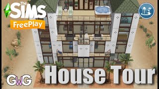 The Sims Freeplay Arid Apartments House Tour [upl. by Carling]