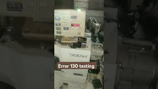 brother KE430d error 130 testing automatic bartek machine [upl. by Mingche]