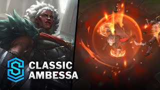 Classic Ambessa the Matriarch of War  Ability Preview  League of Legends [upl. by Nahamas]