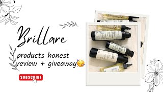 The Truth About Brillare Honest Skincare Review  Giveaway [upl. by Yrallam]