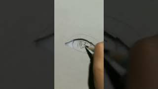 real eye sketch drawingart shorts drawing viralvideo trending artist [upl. by Nehtiek]