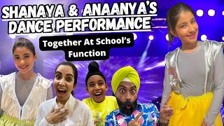 Shanaya amp Anaanya’s Dance Performance Together At School’s Function  RS 1313 VLOGS [upl. by Mossolb416]