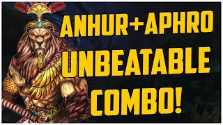 ANHURAPHRO UNBEATABLE COMBO RANKED SMITE S10 [upl. by Arihk]