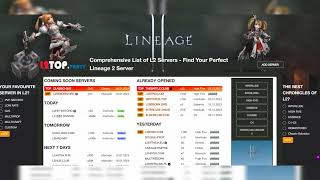 L2Top 200 Ultimate Guide to the Best Lineage 2 Servers in 2024  L2TOPPARTY [upl. by Dalury]