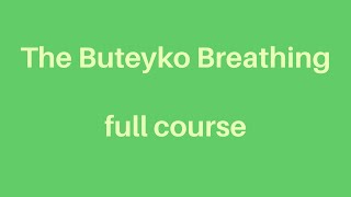 Breathwork Buteyko Breathing Lesson 7 Diary of the practice [upl. by Lot]