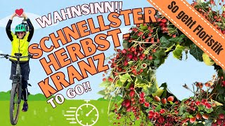 10MinutenHerbstkranz blitzschnell selber machen mit Efeu I DIYAnleitung zum nachmachen [upl. by Noled]