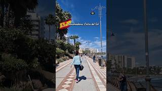 🇪🇦 Top Destination in Andalucía Costa del Sol ☀️ BENALMÁDENA Beach Promenade Walking Tour spain [upl. by Ches]