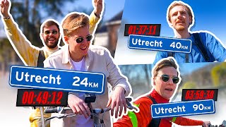 BANKZITTERS GAAN MET DE FIETS NAAR KANTOOR [upl. by Aneerehs]