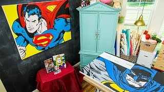 How To  DIY Superhero Comic Book Art  Hallmark Channel [upl. by Eliseo291]