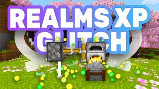 EASY REALMS XP GLITCH For Minecraft Bedrock 12062  Multiplayer XP Glitch [upl. by Yneffit]