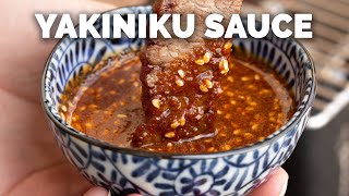 Amazing Yakiniku Sauce  Japanese Grilled Meat BBQ Sauce [upl. by Tsepmet]