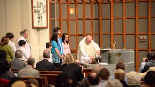 EASTER VIGIL RCIA BAPTISM 2013 [upl. by Aihsemaj]