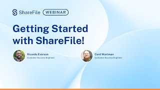 ShareFile Webinar Getting Started with Ricardo and Cord [upl. by Tuchman571]