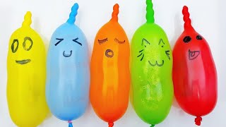 Making Slime with Funny Balloons  Satisfying Slime video [upl. by Rannug]