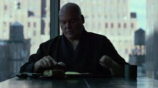 La rutina de Wilson Fisk  DAREDEVIL 1X08 [upl. by Stanwinn]