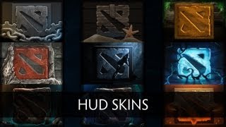 Dota 2 Hud Skins Preview [upl. by Johny]