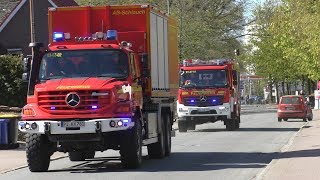 Waldbrand in Quickborn Einsatzfahrten FeuerwehrenKreisfeuerwehrzentrale [upl. by Dupuis226]