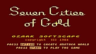 Seven Cities of Gold Atari 800 [upl. by Asenad]