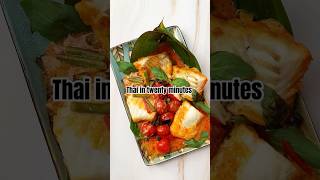 Thai in twenty minssteamed cod red curry love curry fishdishes thaidish thaicurry [upl. by Assel195]