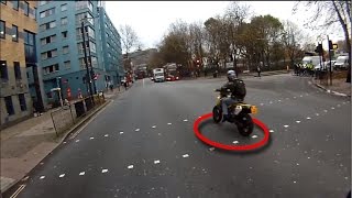 London Biker running red lights [upl. by Mcmurry]