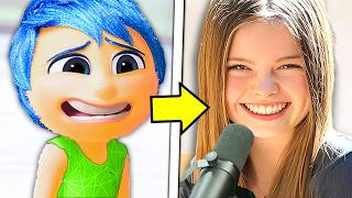 7 YouTubers Behind The Voices Salish Matter Inside Out 2 DanTDM [upl. by Anelegna]