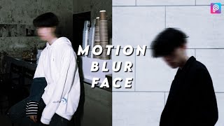 How to edit aesthetic motion blur face  Picsart Tutorial [upl. by Lertnahs]