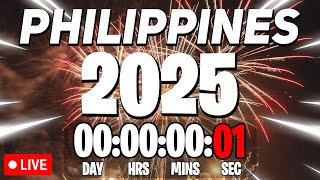 NEW YEARS COUNTDOWN 2025 LIVE 🔴 247 amp Philippine Standard Time PHST New Year Countdown [upl. by Jelle]