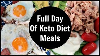 Full Day Of Eating  Getting Back Into Ketosis [upl. by Whallon]