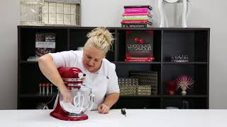 KitchenAid Stand Mixer Adjustment with Kirsten Tibballs [upl. by Annehs]