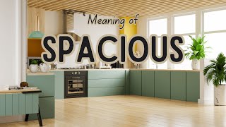 What is the meaning of Spacious [upl. by Ekram446]