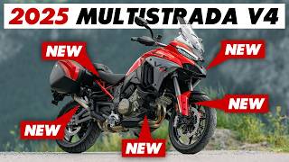 17 Key Updates For The 2025 Ducati Multistrada V4 V4S amp Pikes Peak [upl. by Cariotta32]