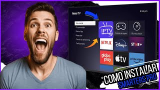 ROKUTV COMO INSTALAR SMARTERS PRO OU QUALQUE APLICATIVO NA ROKU TV VEJA FOI SENSACIONAL😱🥶 [upl. by Llednik808]