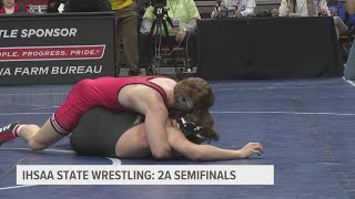 IHSAA State Wrestling Recap Class 2A Semifinals [upl. by Oer]