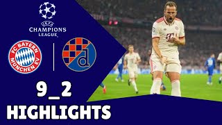 Bayern Munich vs Dinamo Zagreb  UEFA Champions League 202425 Highlights 92 [upl. by Ishmul774]