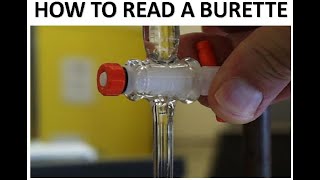 how to read a burette [upl. by Ester]