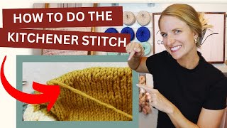 How to Do The Kitchener Stitch  Knit Seaming for Beginners [upl. by Seumas]