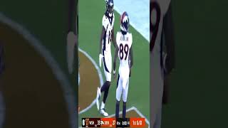 The Broncos Hail Mary Enhanced nfl football broncos commanders hailmary [upl. by Dier]