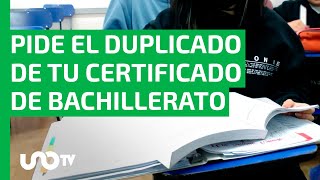 ¿Cómo tramito en la SEP el duplicado de mi certificado de bachillerato [upl. by Borszcz]