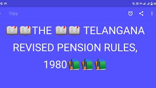 eotdepartmentalpensionTelangana revised pension rulesSanacreations10k [upl. by Sieber855]