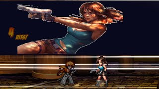 Kenshin vs Lara Croft JUMP STARS MUGEN [upl. by Byrom]