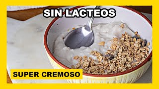 🔶 Como hacer YOGURT casero VEGANO receta fácil [upl. by Devin512]