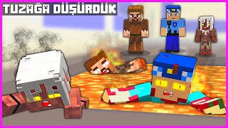 KÖTÜ İKİZLERİ TUZAĞA DÜŞÜRDÜK 😱  Minecraft [upl. by Boucher]