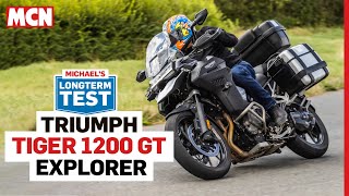 Spending 2022 with the Triumph Tiger 1200 GT Explorer  MCN Review [upl. by Lusty]