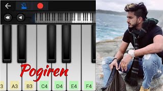 Pogiren  Mugen Rao  Easy Piano Tutorial  Idhu Enna Pudhu Vidha Maayam [upl. by Oahc]