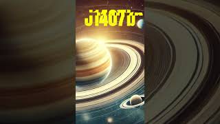 Saturn vs Super Saturn J1407b  Largest rings in the universe [upl. by Nivak]