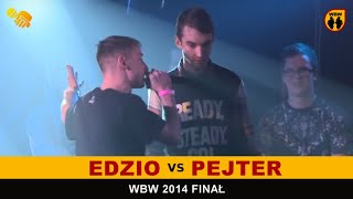 Edzio 🆚 Pejter 🎤 WBW 2014 Finał freestyle rap battle [upl. by Shatzer]