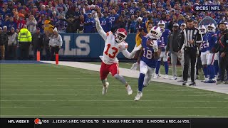 Onehanded catch Amari Cooper Mosses Chiefs DB for 30yard gain [upl. by Weksler964]